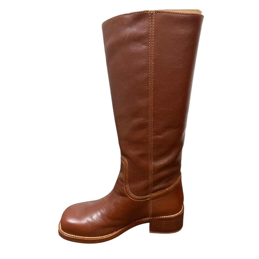 Steve Madden Riggs Knee High Tall Boots Western Country Preppy Fall Winter 8 - Picture 6 of 14